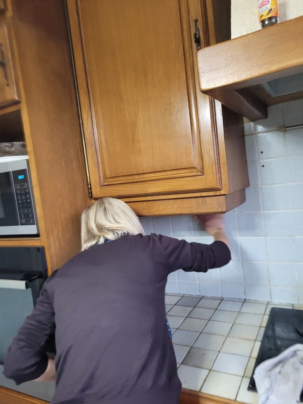 Remise en état d'une cuisine chez des seniors près du Neubourg 27