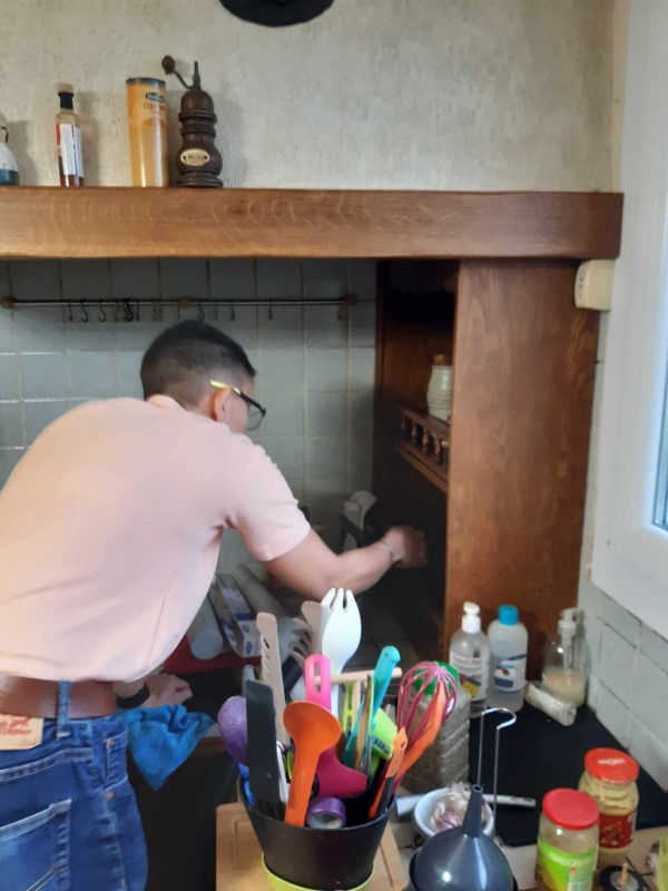 Remise en état d'une cuisine chez des seniors près du Neubourg 27